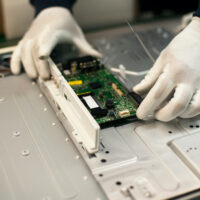 manual work in electronic industry